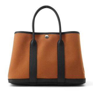 エルメス(Hermes)のエルメス トートバッグ ガーデンパーティTPM フォーヴ/ブラック/シルバー金具 トワルミリタリー/ネゴンダ B刻印(トートバッグ)