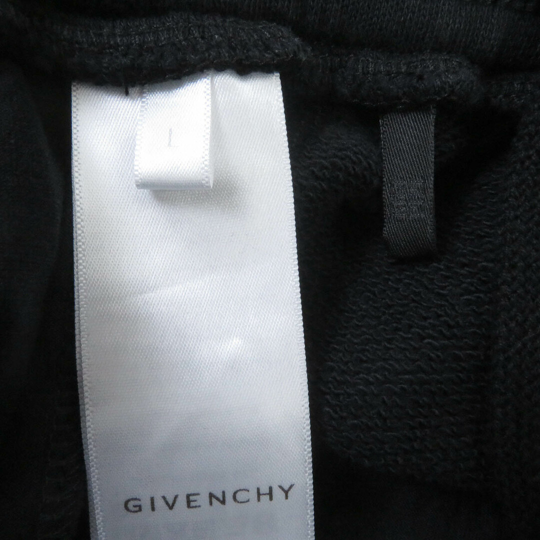 GIVENCHY(ジバンシィ)の美品□GIVENCHY ジバンシィ BM50WC3Y6U コットン100％ 4G ロゴエンブロイダリー バミューダパンツ ショートパンツ ブラック L 正規品 メンズ メンズのパンツ(ショートパンツ)の商品写真