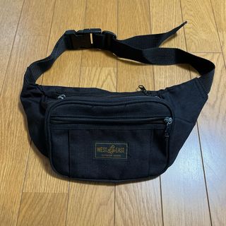 outdoor goods ウエストバッグ ウエストポーチ ブラック 黒 メンズ(ウエストポーチ)