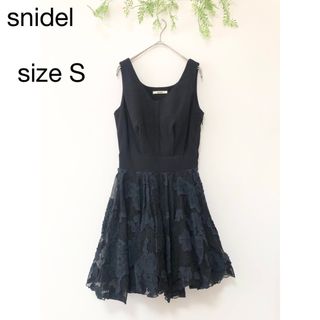 スナイデル(SNIDEL)の♡snidel♡スナイデル ノースリーブワンピース レース パーティ ドレス(ひざ丈ワンピース)