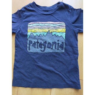 パタゴニア(patagonia)のPatagonia　半袖　ネイビー　2T(Tシャツ/カットソー)