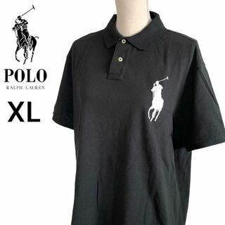 ポロラルフローレン(POLO RALPH LAUREN)のポロ ラルフローレン 半袖ポロシャツ メンズ XL ビッグポニー ビッグロゴ黒(ポロシャツ)