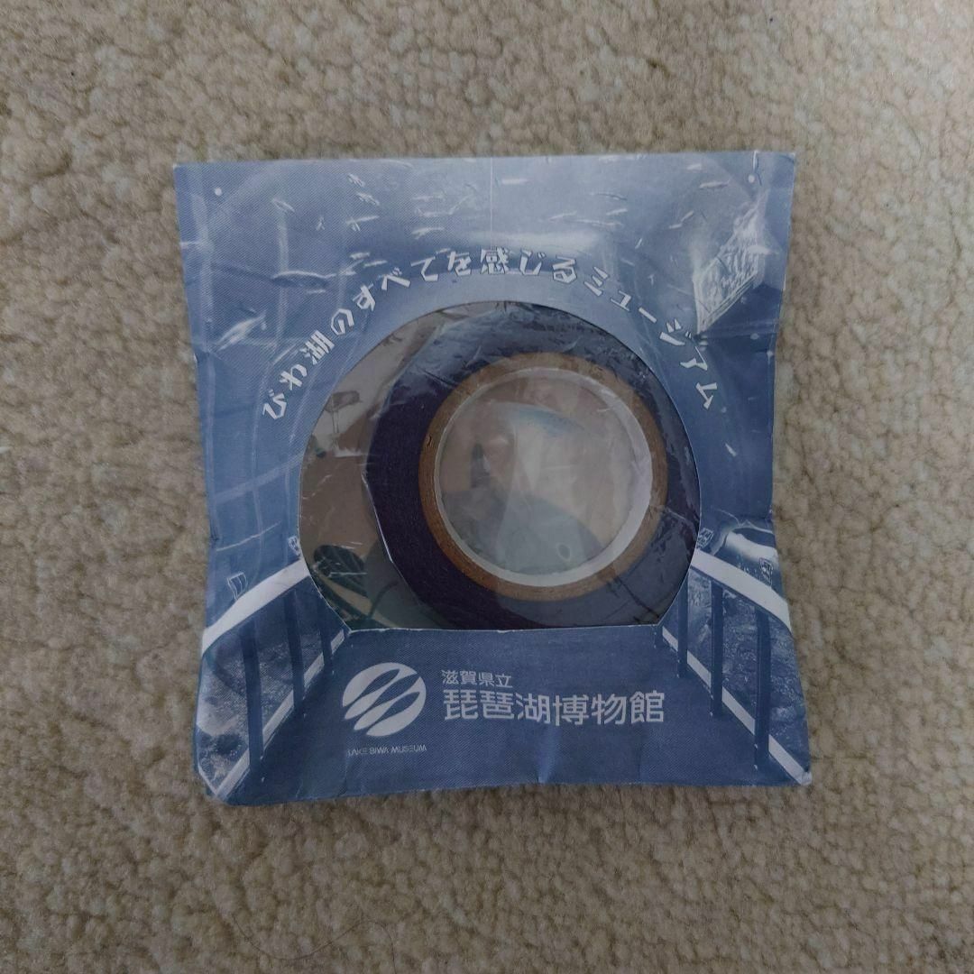 新品　琵琶湖博物館　マスクングテープ　メッセージカード付 エンタメ/ホビーのコレクション(ノベルティグッズ)の商品写真