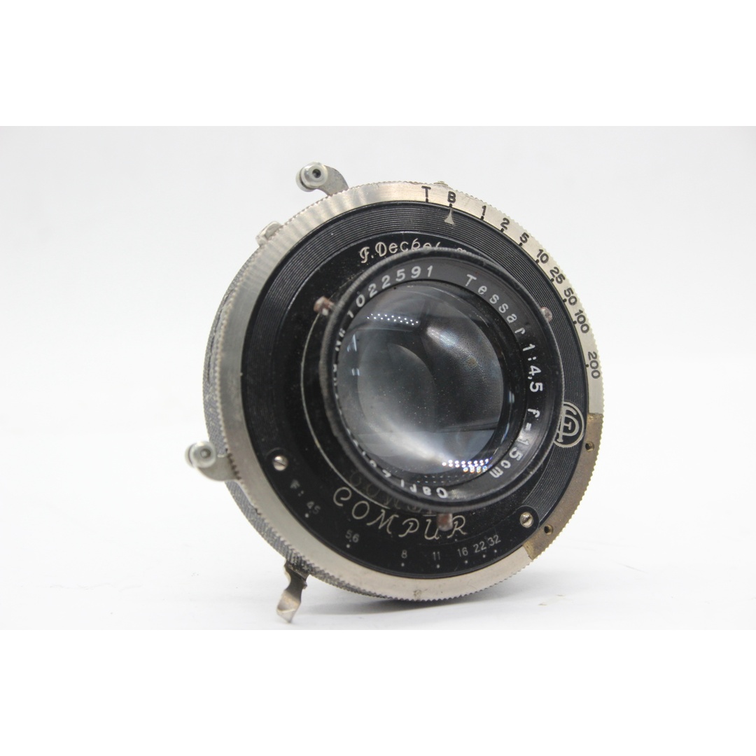 【訳あり品】 カールツァイス Carl Zeiss Jena Tessar 15cm F4.5 F.Deckel Munchen レンズ  s9245 スマホ/家電/カメラのカメラ(レンズ(単焦点))の商品写真