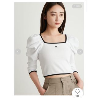 リリーブラウン(Lily Brown)の【LILY BROWN×MARY QUANT】カットトップス(Tシャツ(長袖/七分))