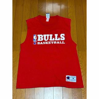 チャンピオン(Champion)のchampion タンクトップ　90s USA製　NBA BULLS サイズM(タンクトップ)