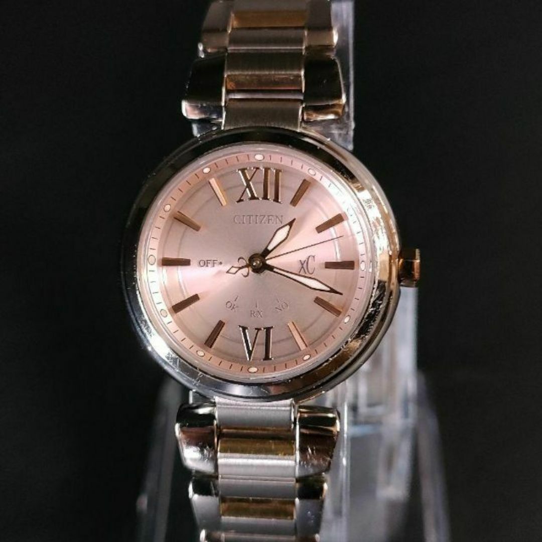 美品【稼働品】CITIZEN シチズンXC H335 ピンク シルバー ソーラー 美品【稼働品】CITIZEN シチズンXC H335 ピンク シルバー ソーラー