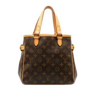 ルイヴィトン(LOUIS VUITTON)の美品 ルイ ヴィトン モノグラム バティニョール ハンドバッグ トートバッグ M51156 PVC レディース LOUIS VUITTON 【228-48086】(ハンドバッグ)