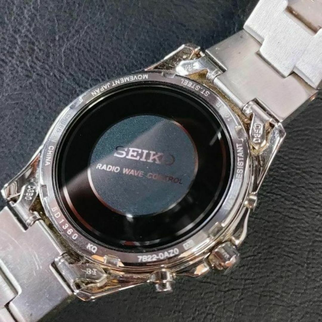 SEIKO(セイコー)の美品【稼働品】SEIKO　セイコー　7B22-0AZ0　電波ソーラー　メンズ時計 メンズの時計(腕時計(アナログ))の商品写真