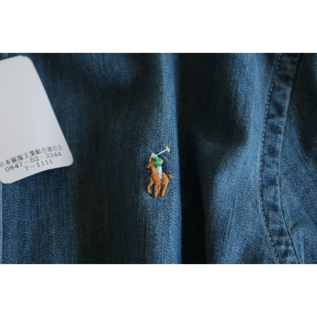 POLO RALPH LAUREN(ポロラルフローレン)の【POLO RALPH LAUREN】新品、未使用品　デニムシャツ　青　M相当★ メンズのトップス(シャツ)の商品写真