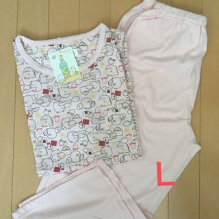 サンエックス(サンエックス)の【新品】レディース　パジャマ　半袖　Ｌサイズ(パジャマ)