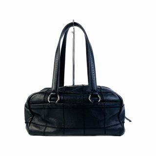 シャネル(CHANEL)のCHANEL シャネル チョコバー  キャビアスキン ハンドバッグ ブラック A-2462(ハンドバッグ)