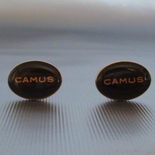 カミュ(カミュ)のカフス　カフスリンク　昭和レトロ　CAMUS　カミュ　茶　ブラウン　ヴィンテージ(カフリンクス)