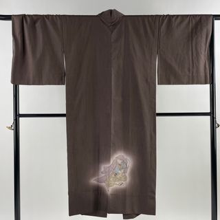 道中着 身丈130.5cm 裄丈67.5cm 正絹 美品 逸品 【中古】(着物)