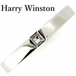 ハリーウィンストン(HARRY WINSTON)のハリーウィンストン プリンセス ダイヤモンド リング Pt950 16号(リング(指輪))