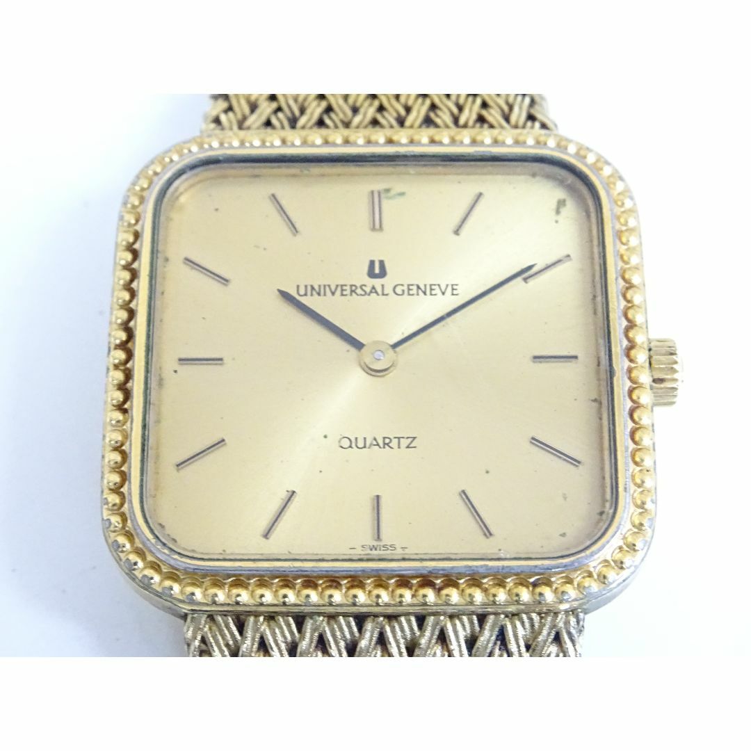 UNIVERSAL GENEVE(ユニバーサルジュネーブ)のM博014 / UNIVERSAL GENEVE 腕時計 クォーツ ゴールド メンズの時計(腕時計(アナログ))の商品写真