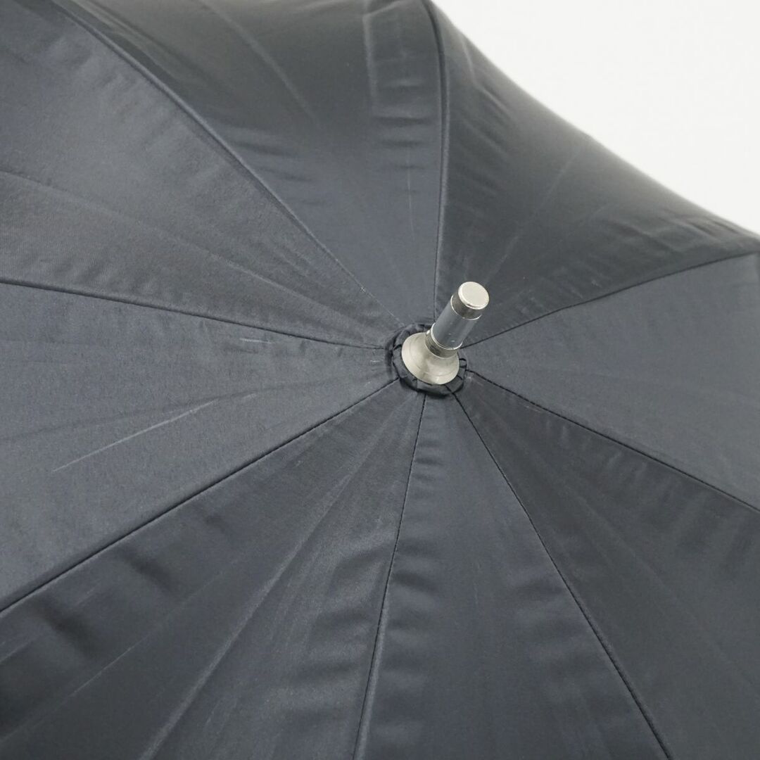 NINA RICCI(ニナリッチ)の日傘 NINA RICCI ニナリッチ USED美品 晴雨兼用 リボン ブラック 黒 UV 遮光 遮熱 47cm S0667 レディースのファッション小物(傘)の商品写真