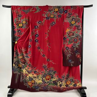 振袖 身丈163cm 裄丈67cm 正絹 美品 名品 【中古】(着物)