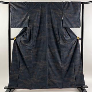 大島紬 身丈160cm 裄丈64.5cm 正絹 美品 名品 【中古】(着物)