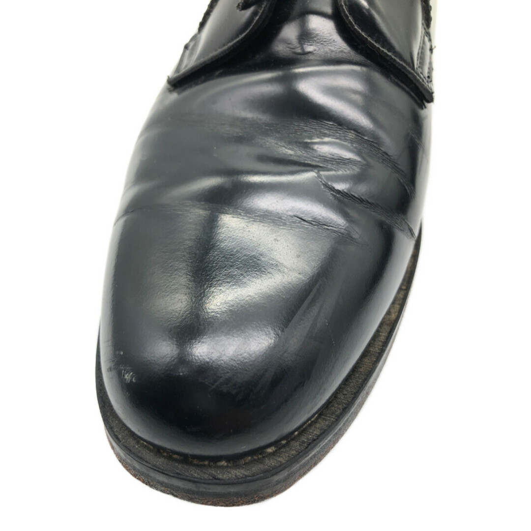 FLORSHEIM フローシャイム プレーントゥ レザーシューズ 外羽根式 ブラック (メンズ 9 D) 中古 古着 KA0714 メンズの靴/シューズ(ドレス/ビジネス)の商品写真