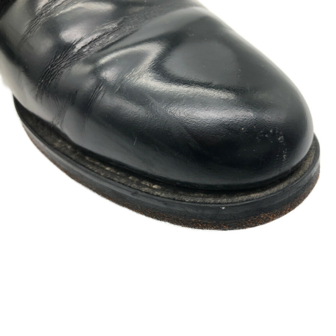 FLORSHEIM フローシャイム プレーントゥ レザーシューズ 外羽根式 ブラック (メンズ 9 D) 中古 古着 KA0714 メンズの靴/シューズ(ドレス/ビジネス)の商品写真