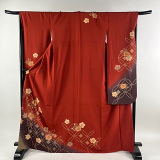 振袖 身丈166cm 裄丈67.5cm 正絹 美品 名品 【中古】(着物)