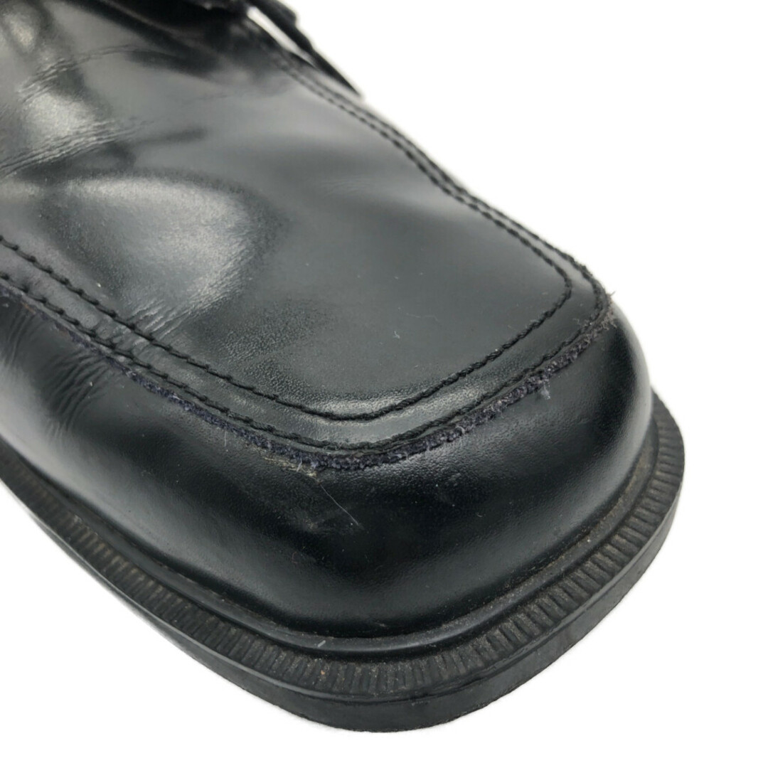 DOCKERS ドッカーズ Slip RESISTANT スクエアトゥ レザーシューズ ブラック (メンズ 9 M) 中古 古着 KA0718 メンズの靴/シューズ(ドレス/ビジネス)の商品写真