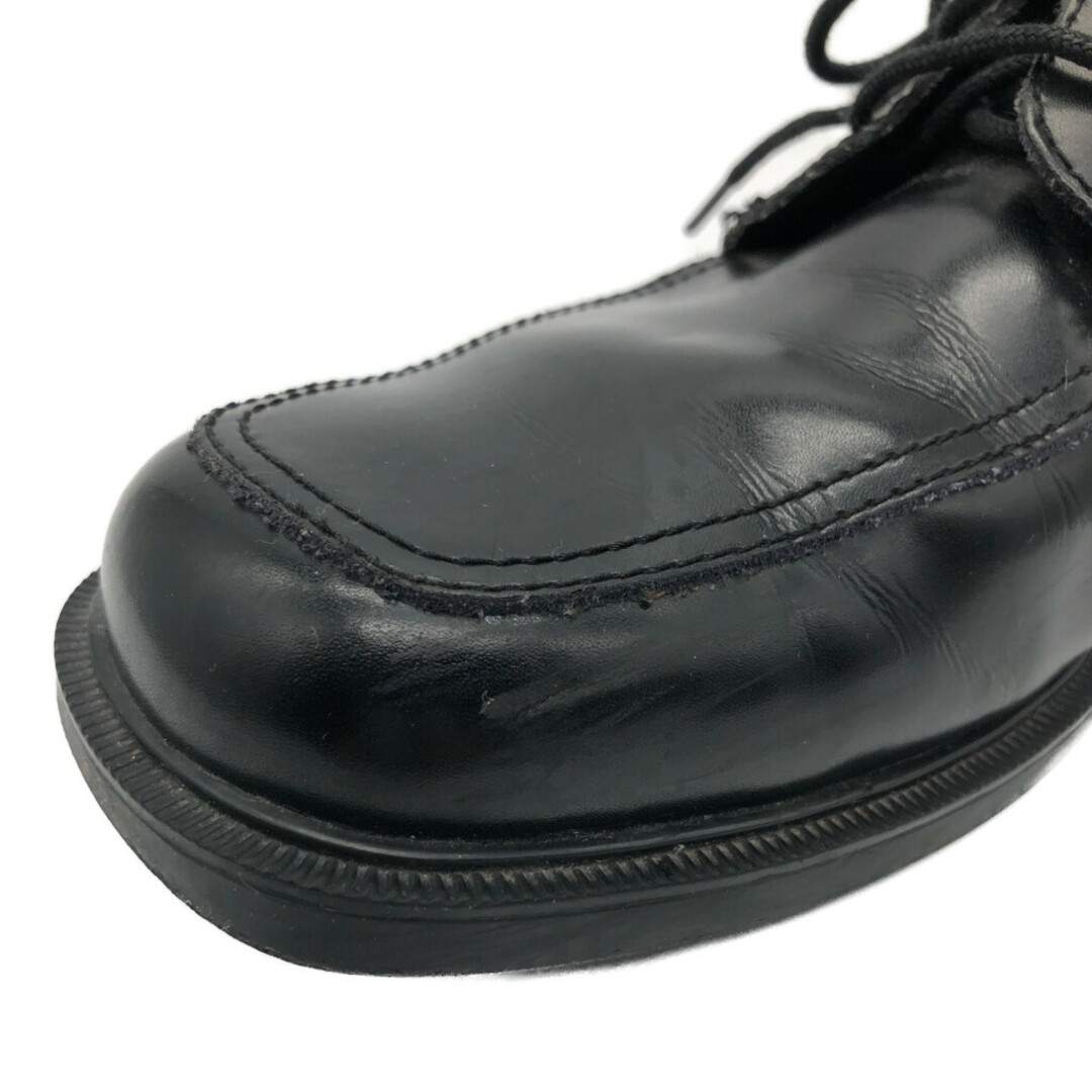 DOCKERS ドッカーズ Slip RESISTANT スクエアトゥ レザーシューズ ブラック (メンズ 9 M) 中古 古着 KA0718 メンズの靴/シューズ(ドレス/ビジネス)の商品写真