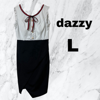 デイジーストア(dazzy store)の美品✨dazzy デイジーストア　キャバドレス　ナイトドレス　ワンピース リボン(ミニワンピース)