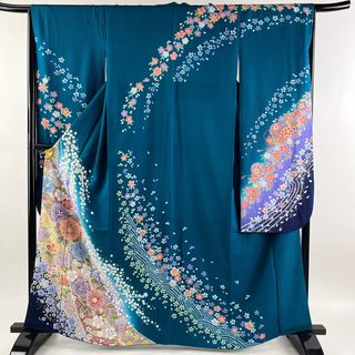 振袖 身丈163cm 裄丈65cm 正絹 名品 【中古】(着物)