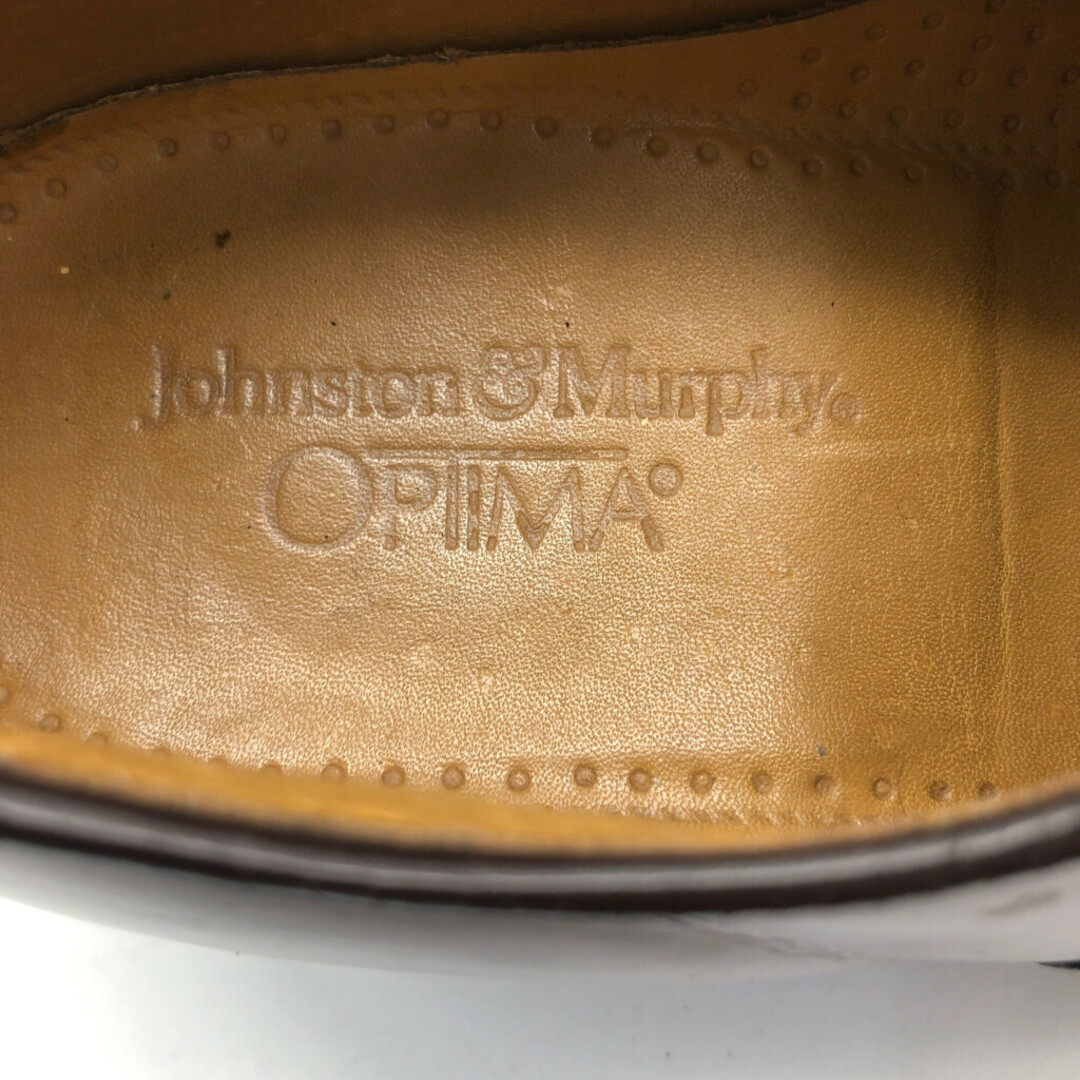 Johnston&Murphy ジョンストンアンドマーフィー OPTIMA ストレートチップ レザーシューズ ブラウン (メンズ 8 D/B) 中古 古着 KA0729 メンズの靴/シューズ(ドレス/ビジネス)の商品写真