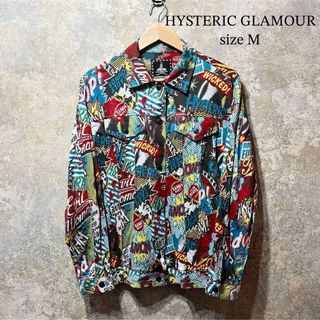 HYSTERIC GLAMOUR 総柄 シャツジャケット