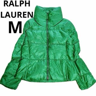 ラルフローレン(Ralph Lauren)のラルフローレン ダウンジャケット M ショート丈 ハイネック グリーン(ダウンジャケット)