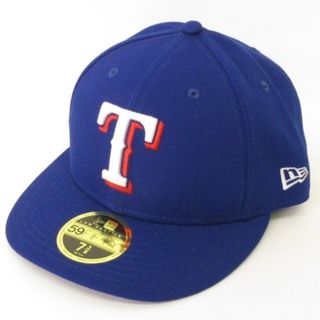 ニューエラー(NEW ERA)のニューエラ 59FIFTY LP MLB レンジャーズ キャップ 青 7 3/4(その他)