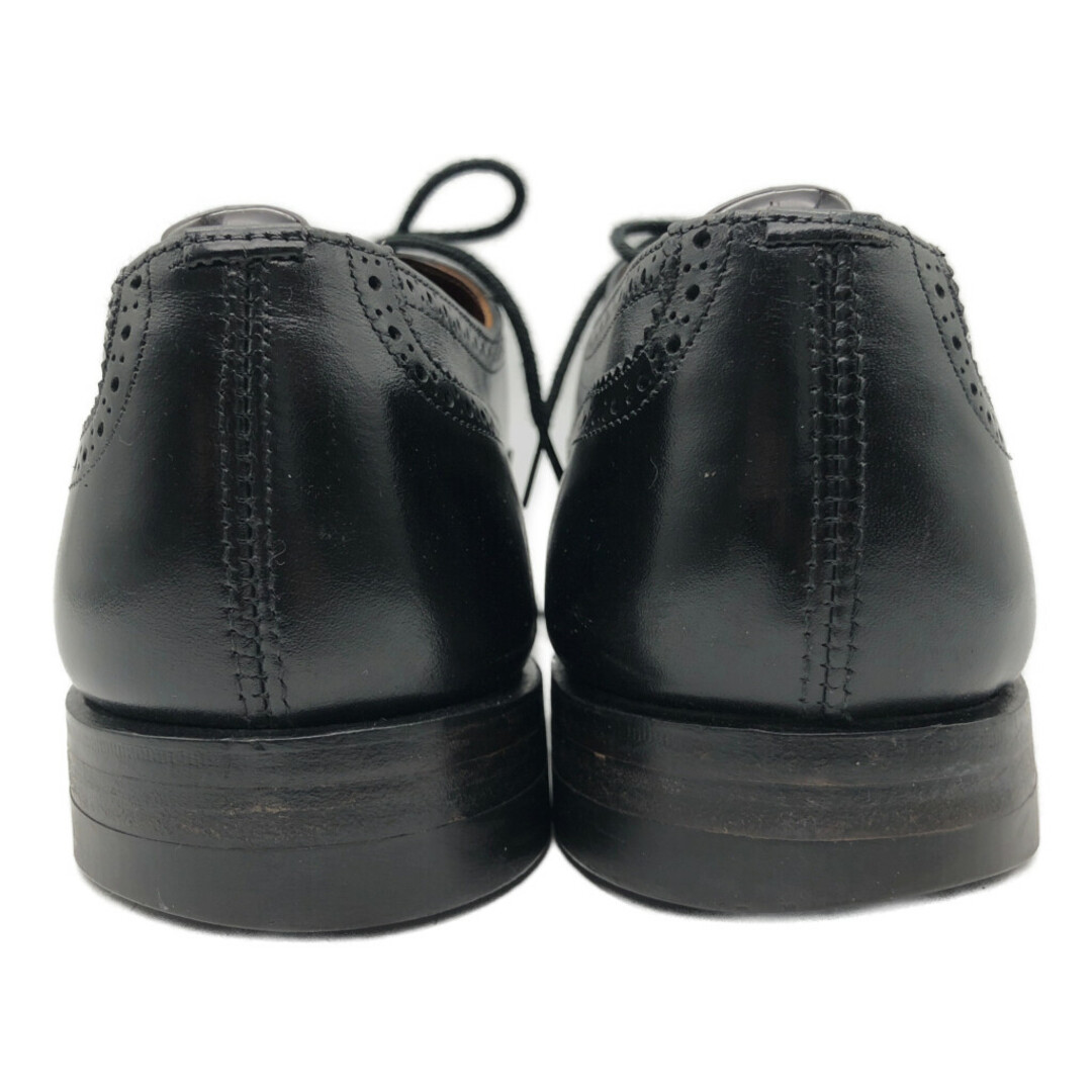 カナダ製 Duck's ウィングチップ レザーシューズ 本革 ブラック (メンズ 8 G) 中古 古着 KA0805 メンズの靴/シューズ(ドレス/ビジネス)の商品写真