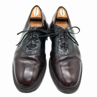 Allen Edmonds アレンエドモンズ サドルシューズ レザーシューズ 本革 ダークレッド (メンズ 9 D) 中古 古着 KA0767(その他)