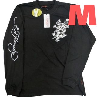 新品タグ付き　 黒　 イーグルドクロ 　エドハーディー  ロンT　 Mサイズ(Tシャツ/カットソー(七分/長袖))