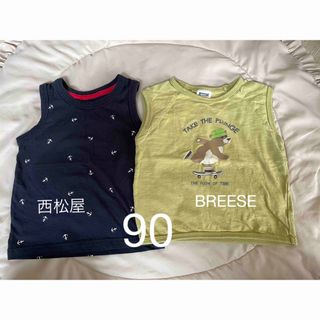 ブリーズ(BREEZE)のBREESE 西松屋　ノースリーブ　Tシャツ　保育園着　まとめ売り(Tシャツ/カットソー)