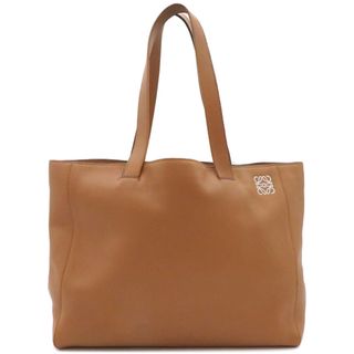 LOEWE - ロエベ LOEWE トートバッグ イーストウエストショッパー レザー ブラウン シルバー金具 茶 ハンドバッグ 【中古】