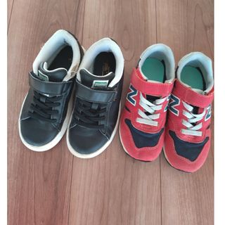 ニューバランス(New Balance)の子供靴　スニーカー　2足　18cm(スニーカー)