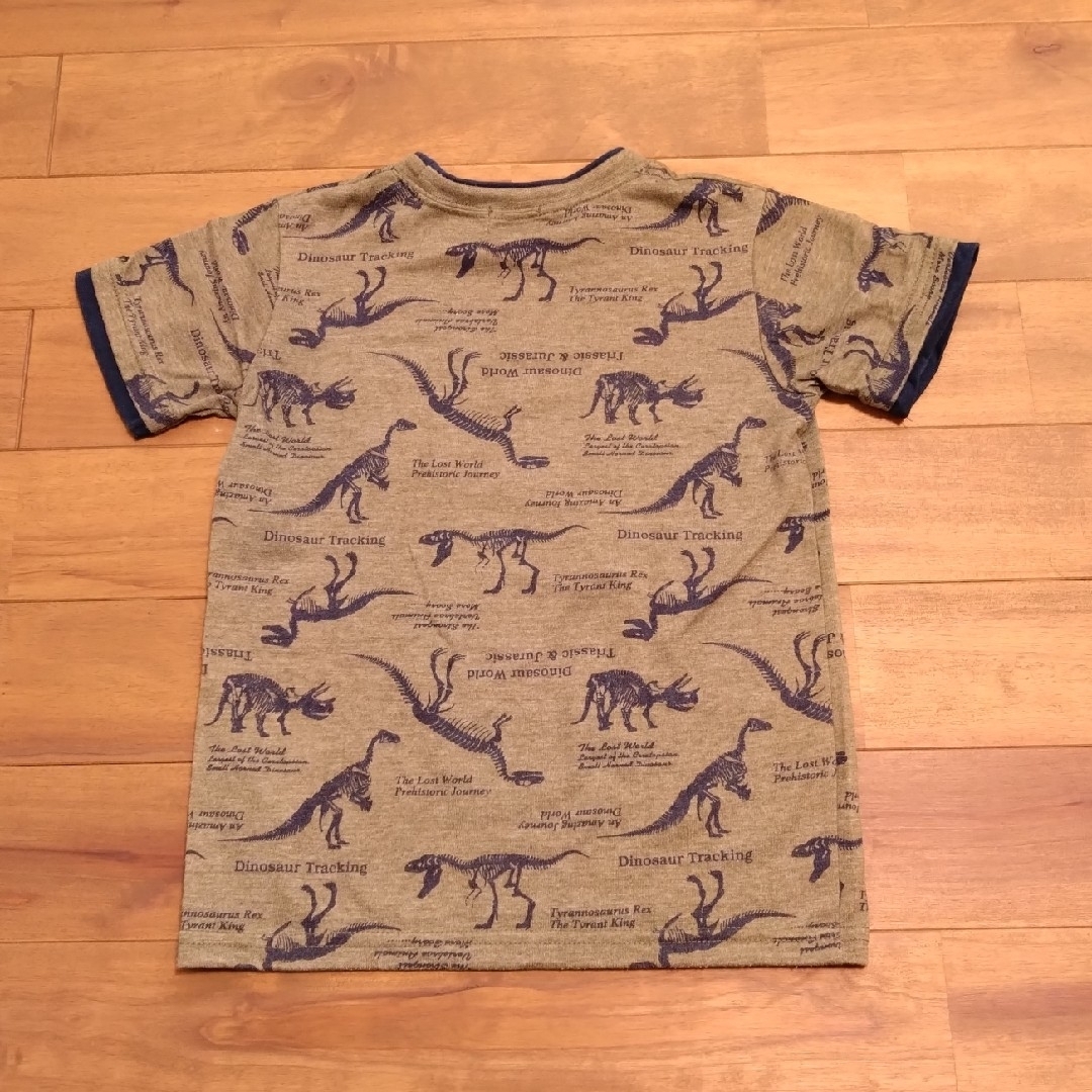 バースディ ECOPARK 恐竜柄 半袖Tシャツ 120サイズ キッズ/ベビー/マタニティのキッズ服男の子用(90cm~)(Tシャツ/カットソー)の商品写真