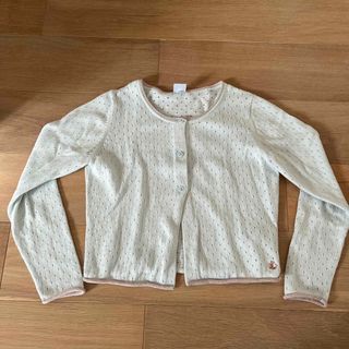 プチバトー(PETIT BATEAU)のプチバトー　カーディガン　116センチ(カーディガン)