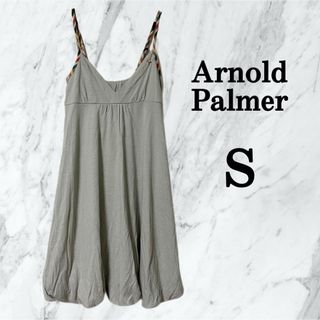 Arnold Palmer アーノルドパーマー　キャミワンピース　バルーン裾