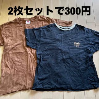 ヘインズ(Hanes)のレディース　Tシャツ2枚セット(Tシャツ(半袖/袖なし))