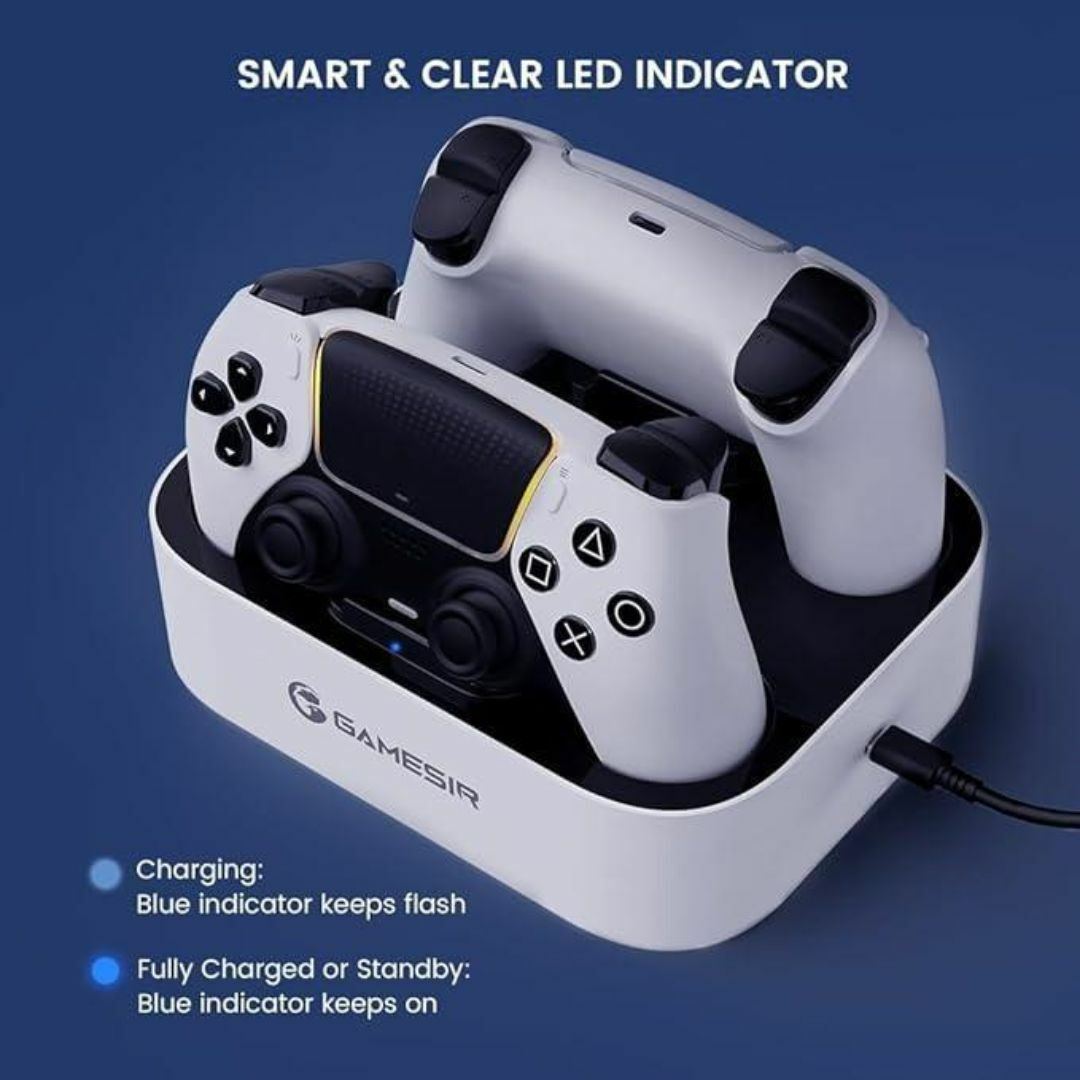 PS5 コントローラー 充電スタンド 充電器 Type-Cポート 互換性 エンタメ/ホビーのゲームソフト/ゲーム機本体(その他)の商品写真