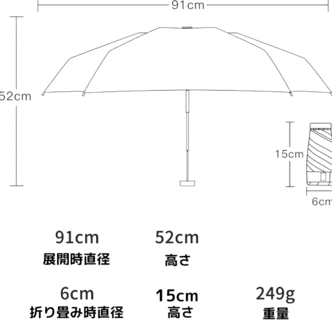 日傘　折りたたみ　晴雨兼用　遮光　紫外線　可愛い　アート　夏　ＵＶ 　おしゃれ レディースのファッション小物(傘)の商品写真