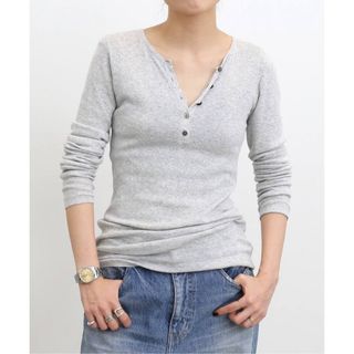 アパルトモンドゥーズィエムクラス(L'Appartement DEUXIEME CLASSE)のL'Appartement GOOD GRIEF!  HENLEY KNIT (カットソー(長袖/七分))