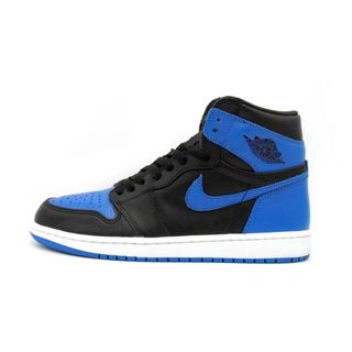 ナイキ(NIKE)のナイキ NIKE ■ 【 AIR JORDAN 1 RETRO HIGH OG ROYAL 555088 007 】 エア ジョーダン 1 ハイ ロイヤル 2017 スニーカー f21786(スニーカー)