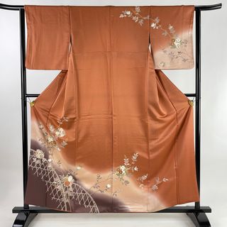 訪問着 身丈158.5cm 裄丈63cm 正絹 美品 秀品 【中古】(着物)