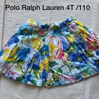 ポロラルフローレン(POLO RALPH LAUREN)のPOLO RALPH LAUREN ラルフローレン　4T 花柄スカート(スカート)